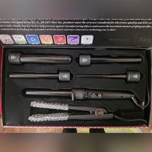 LUV Hair Styling Set with Interchangeable Barrels